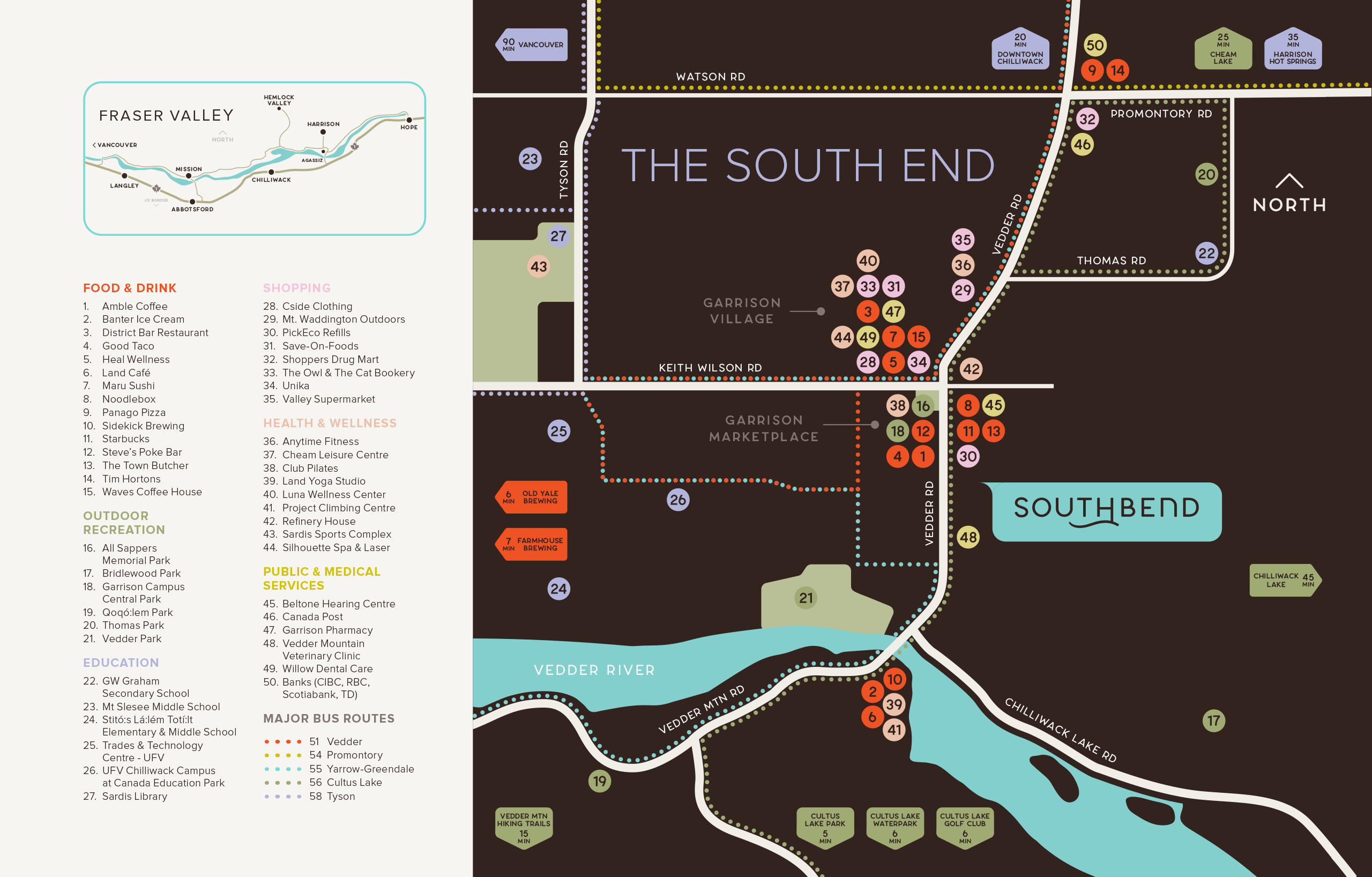 Southbend Neighbourhood Map
